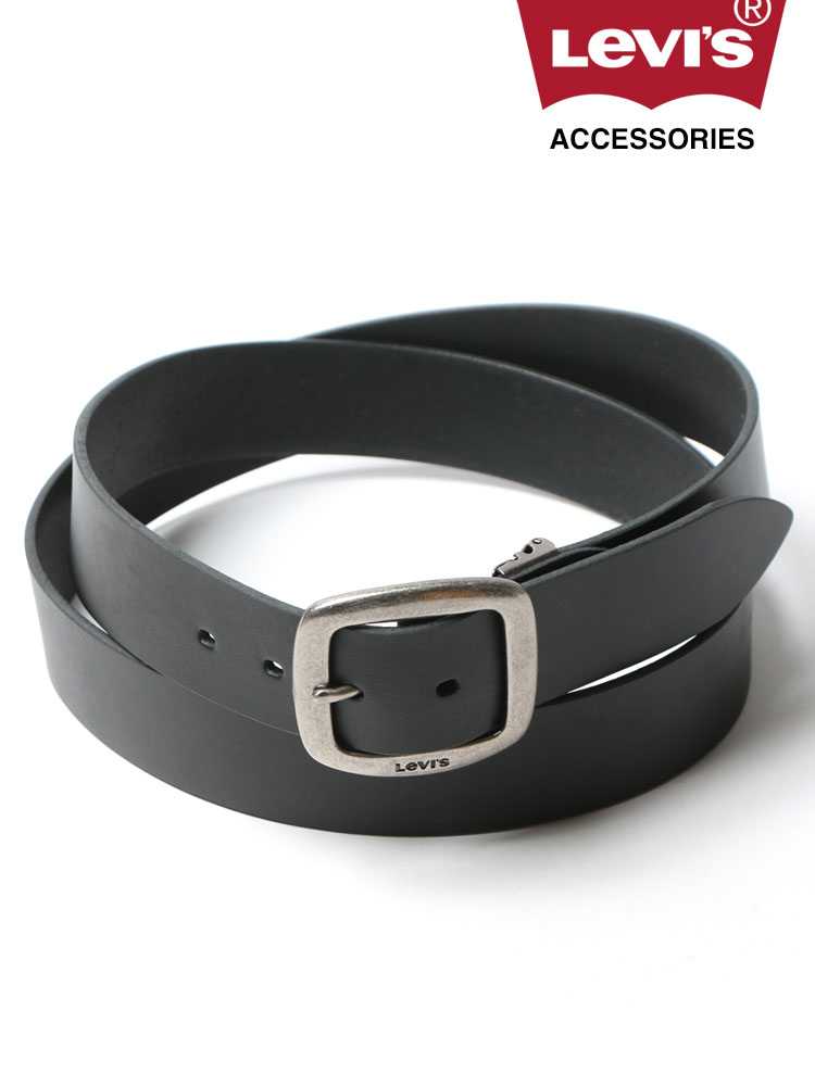 大きいサイズ メンズ LEVI'S (リーバイス) 牛革 ピンバックル ベルト