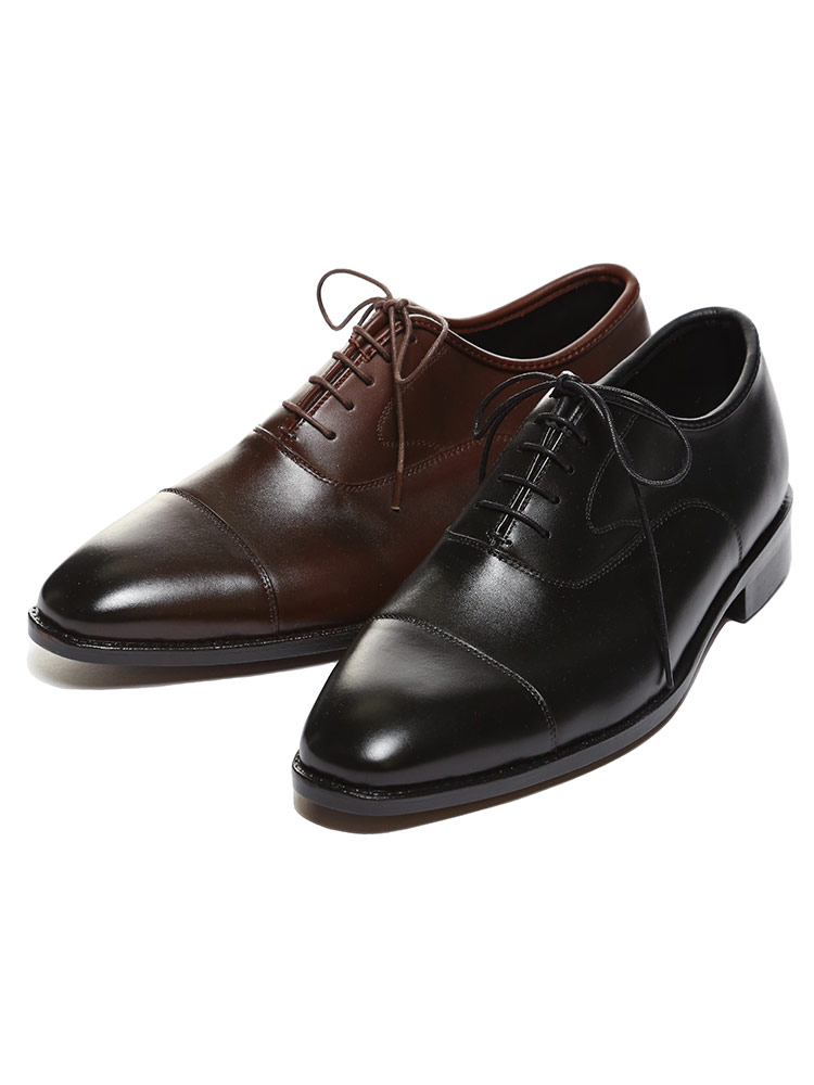 Mon Model (モンモデル) 防水 内羽根 ストレートチップ シューズ