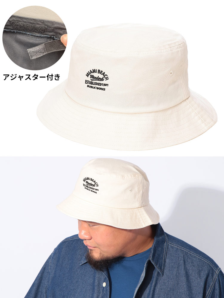 LOEWE (ロエベ) ワックスドキャンバス＆カーフ バケットハット WAXED