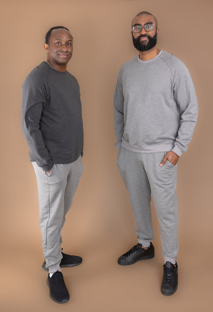 Resilient Men's Bamboo Charcoal Crew Neck Sweatshirt (ARM PICCs