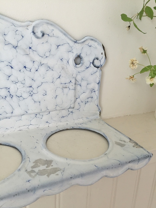 フランス アンティーク BB社 ホーロー サボンラック ブロカント 壁掛け