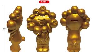 大阪・関西万博】買ってよかった！金のミャクミャクソフビ貯金箱完全