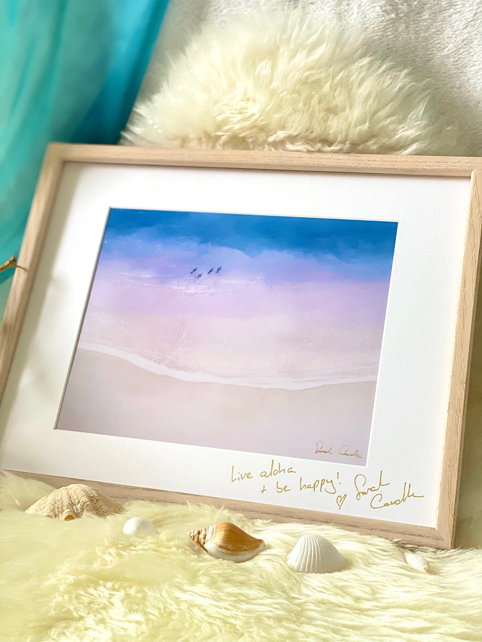 限定商品】Sarah Caudle直筆サイン（細）入りセット_Mサイズ”Dolphin