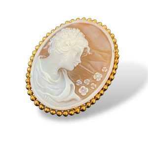K18(18金) カメオ ブローチの買取実績 | 買取専門店さすがや