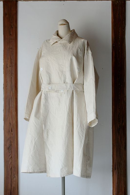 フランス軍】HM ホスピタルミリタリー リネンオーバーコート