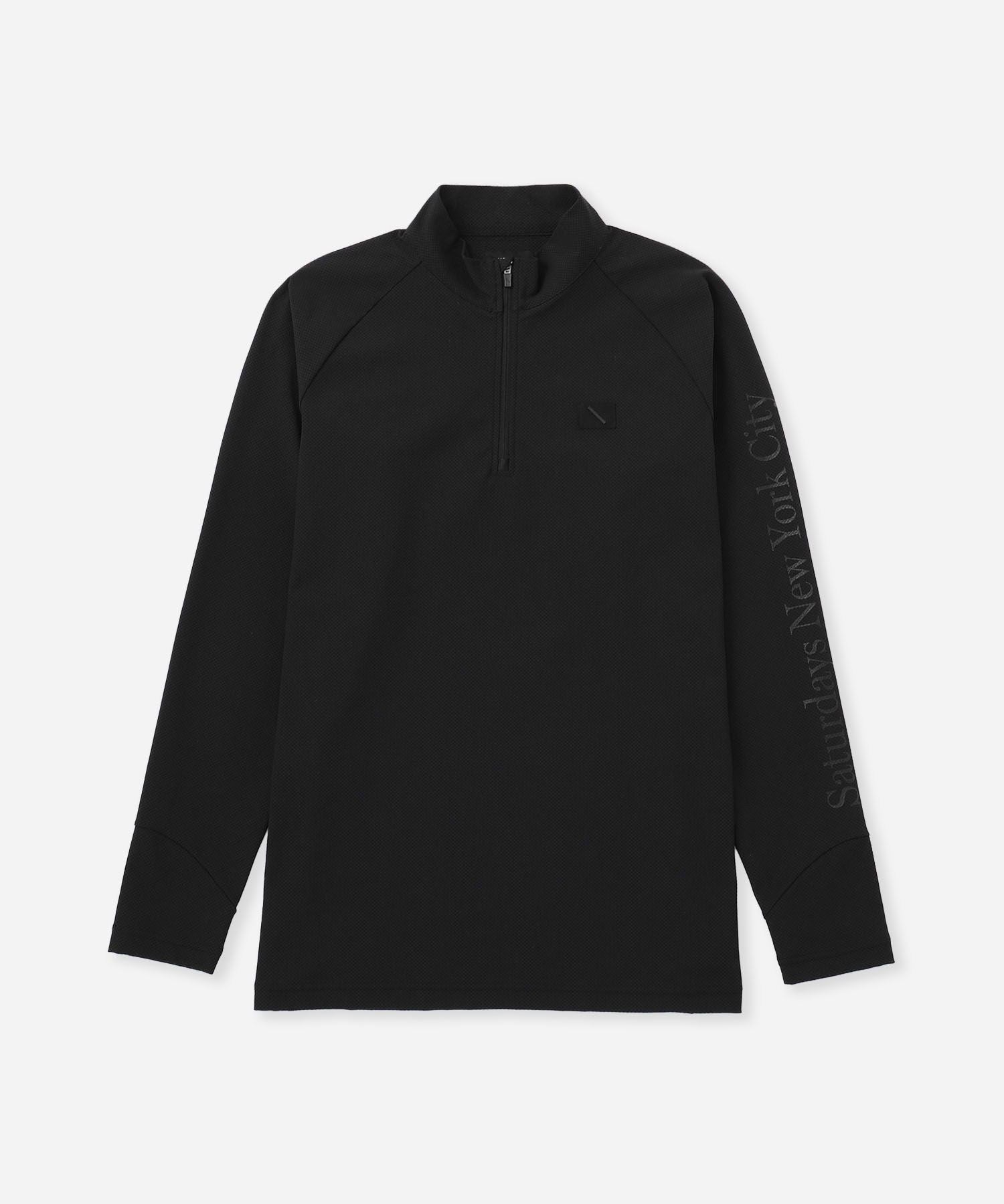 3D Tricot Half Zip LS Shirt | Saturdays NYC Japan