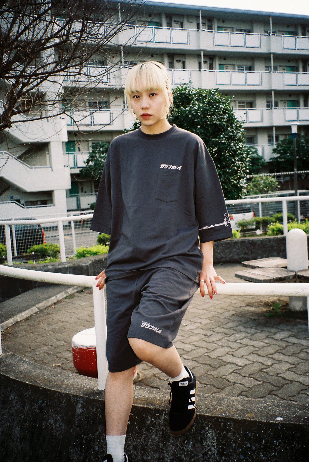 ロッカーキー「半袖短パンスウェットセットアップ」2024年ver. | 上下