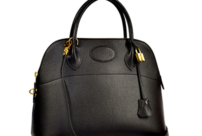 売切】エルメス ボリード31 アルデンヌ しっかりした黒ランクA