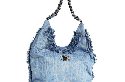 売切】シャネル デニムフリンジ キルティングバッグ 未使用品