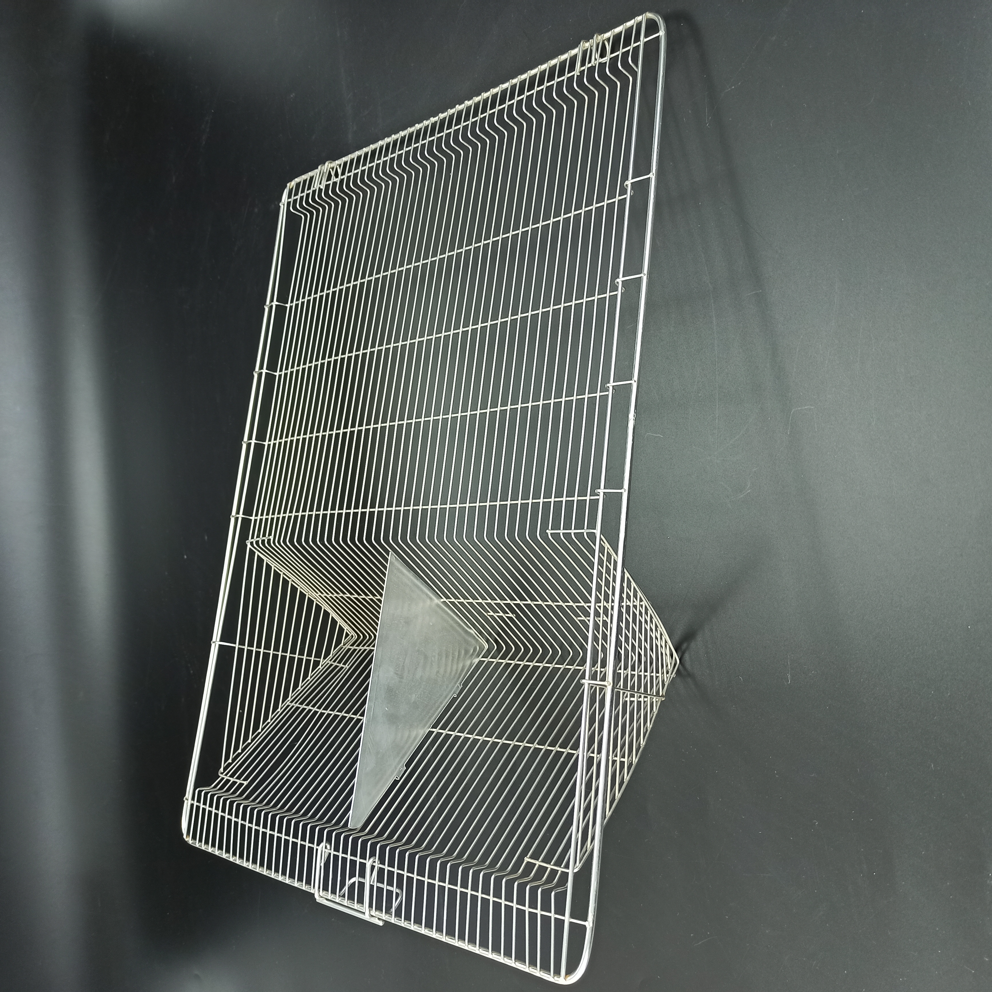 ラットマウス飼育ケージ PP製545x395x200mm 新品 ステンレススチール蓋付き