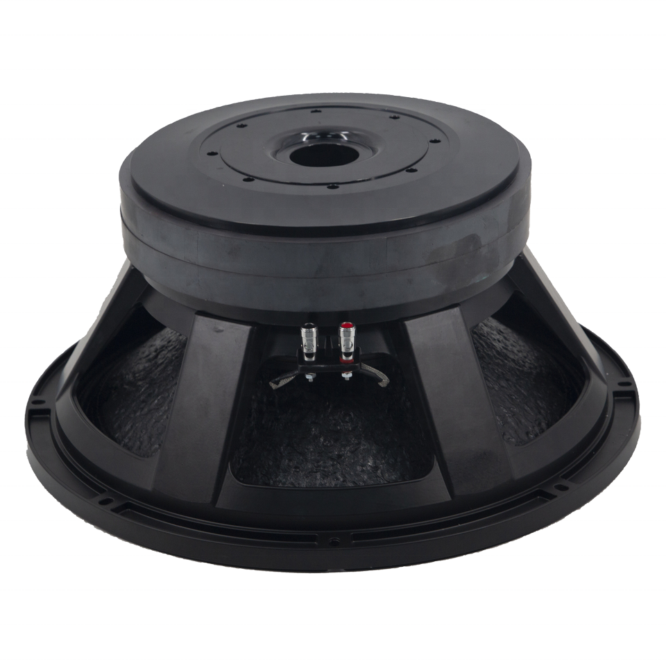 6インチボイスコイル搭載 18インチPAスピーカー 大出力2500Wrms