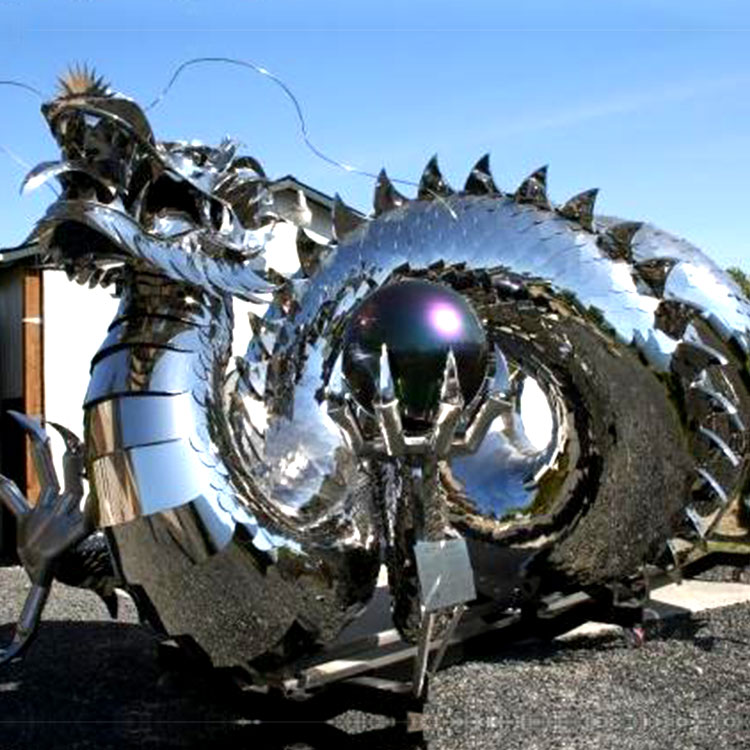 中華風ドラゴン・龍の壁掛け 金属風大型ドラゴン頭部彫像 中国ドラゴン