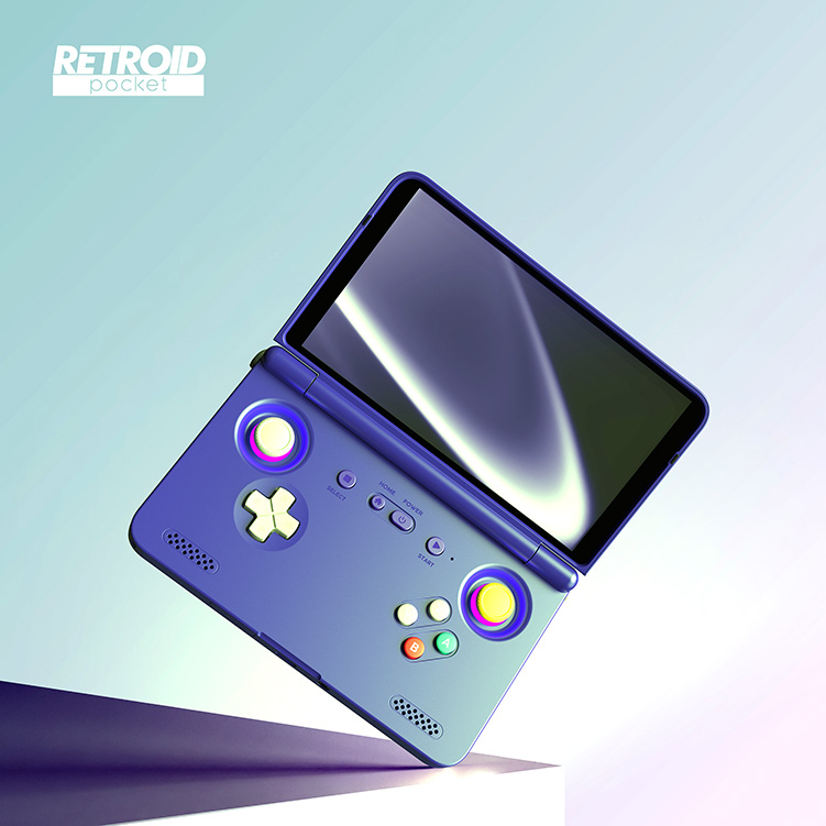 Retroid Pocket Flip 2 Handheld Game Console - WiFi 6, Android 13