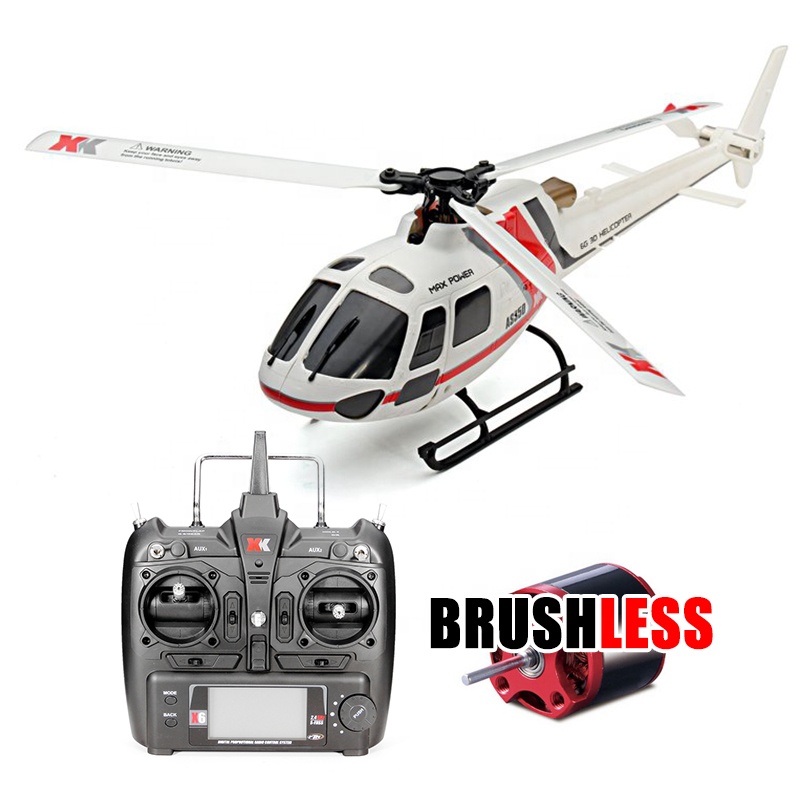 Wltoys Xk As350 K123 - Triple Rotor Helicopter with 6 Channels