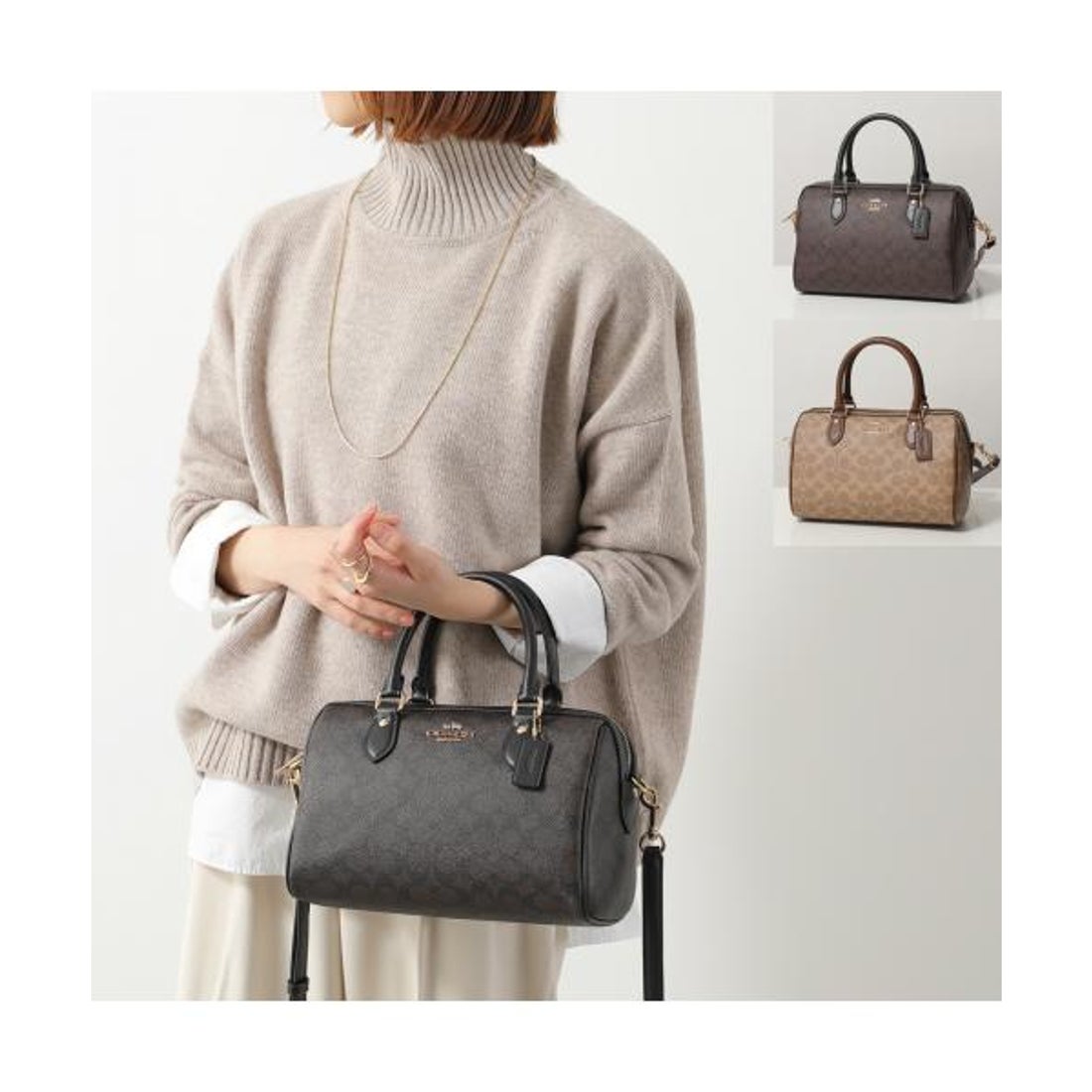 コーチ COACH COACH ハンドバッグ ROWAN SATCHEL ローアン サッチェル