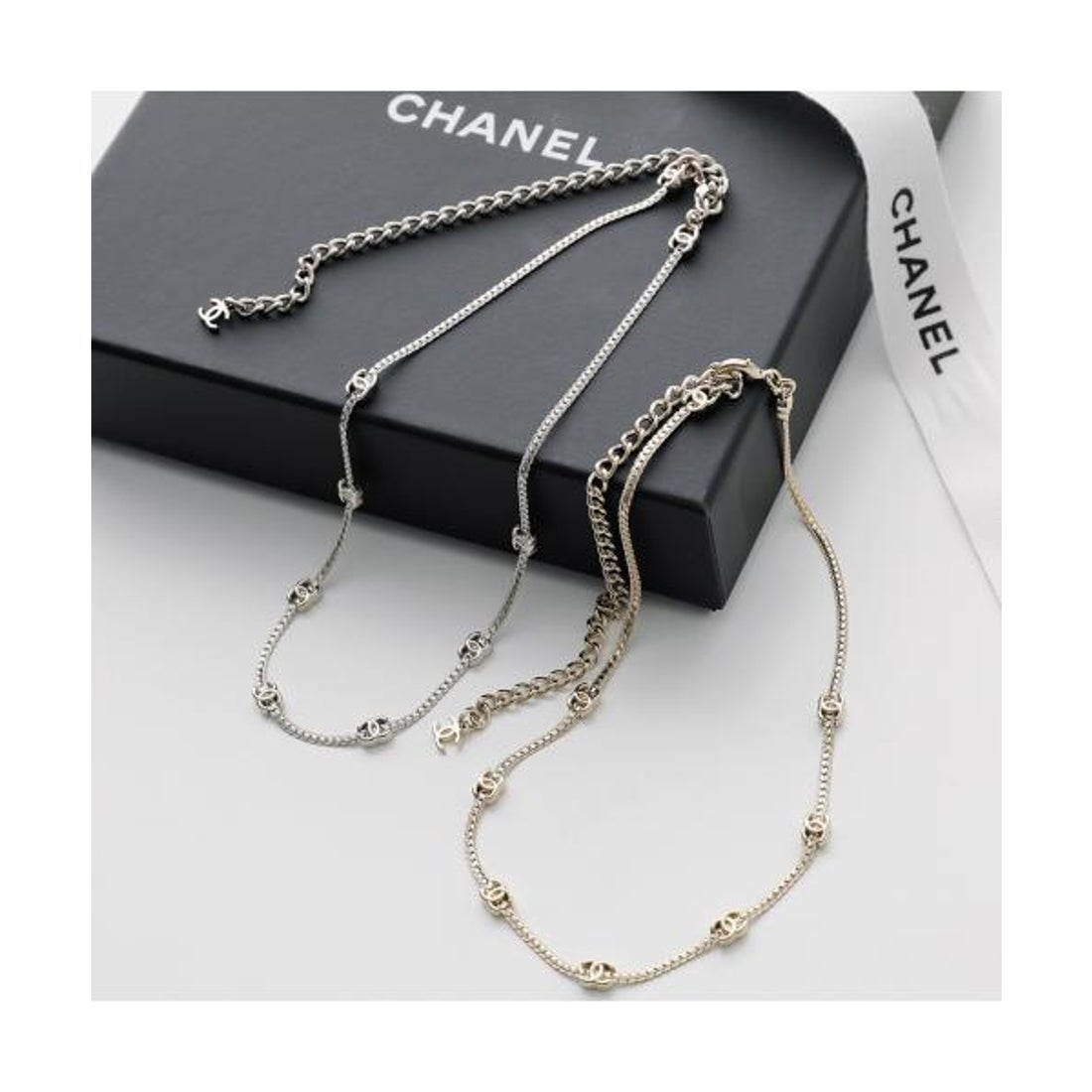 シャネル CHANEL CHANEL ネックレス ABE254 B18058 チョーカー メタル