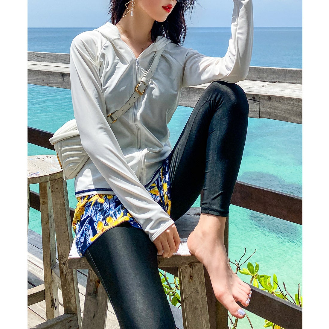 エンジェル ルナ Angel Luna 【フィットネス水着上下5点セット