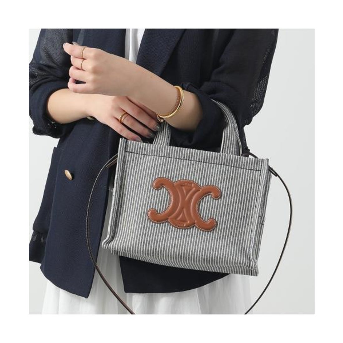 セリーヌ CELINE CELINE ショルダーバッグ Small Cabas カバ 199162FU5