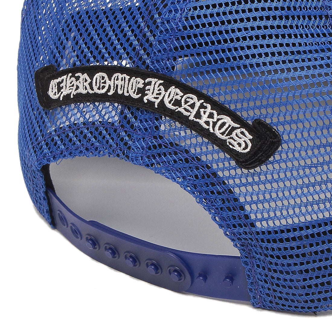クロムハーツ Chrome Hearts 帽子 メッシュキャップ ブルー メンズ