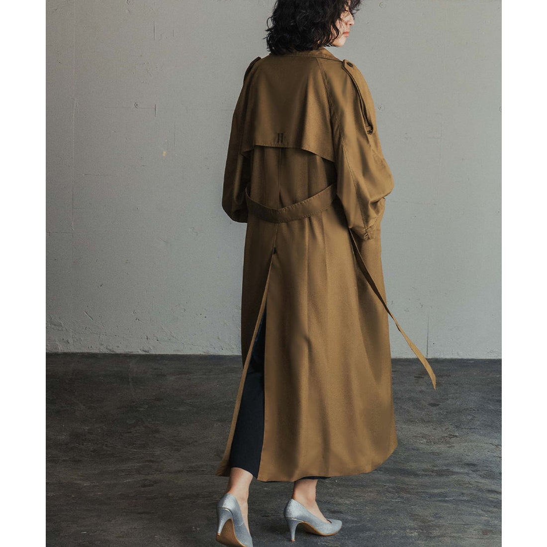 ガール GIRL オーバーサイズロングトレンチコート フォーマル