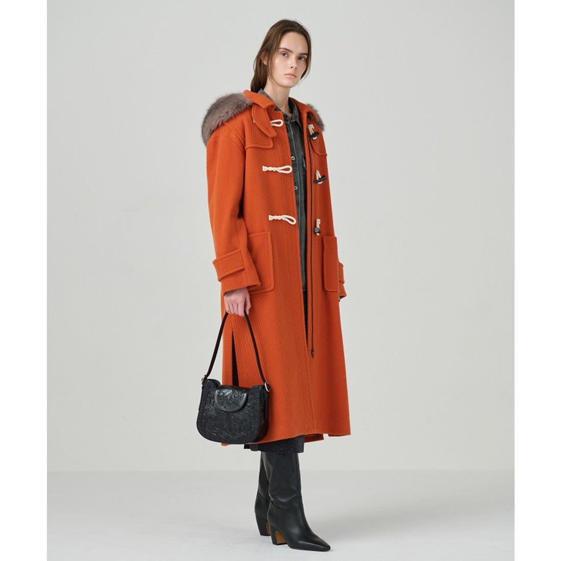 グレースコンチネンタル GRACE CONTINENTAL ウールカルゼダッフル