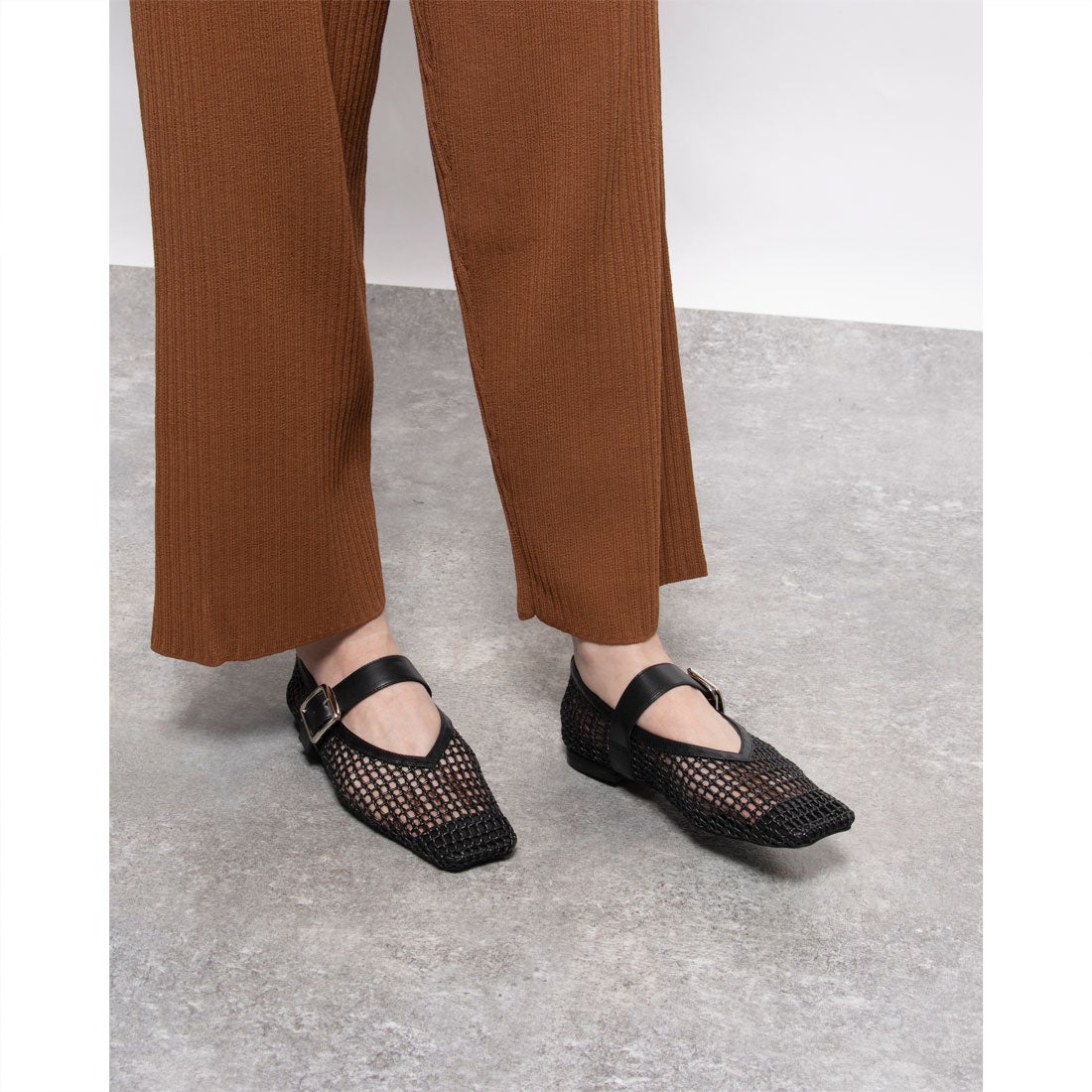 ダニエラアンドジェマ Daniella & GEMMA スクエアトゥメッシュ