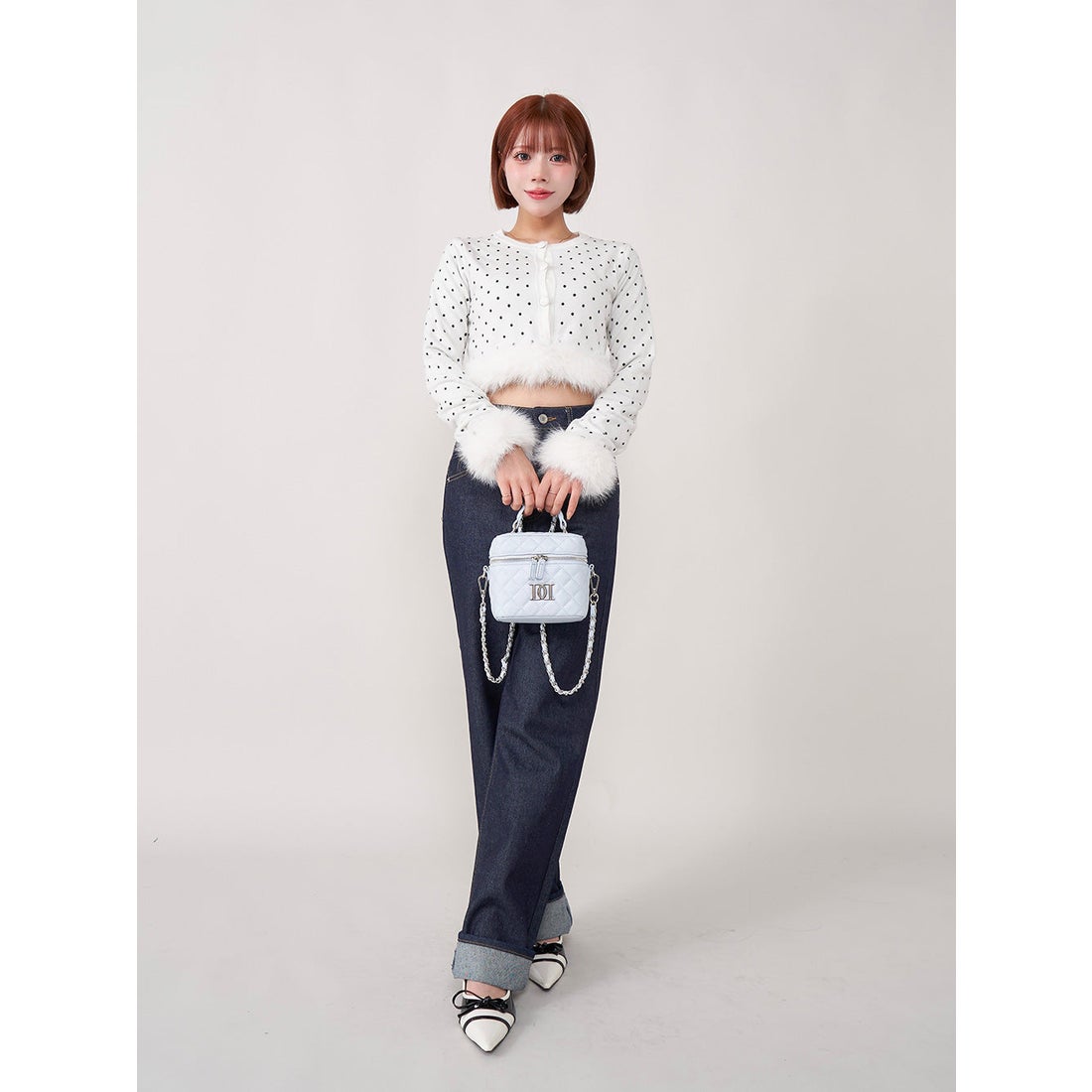 ダーリッチ Darich 【シルバーパーツ】キルティングスクエアミニバッグ