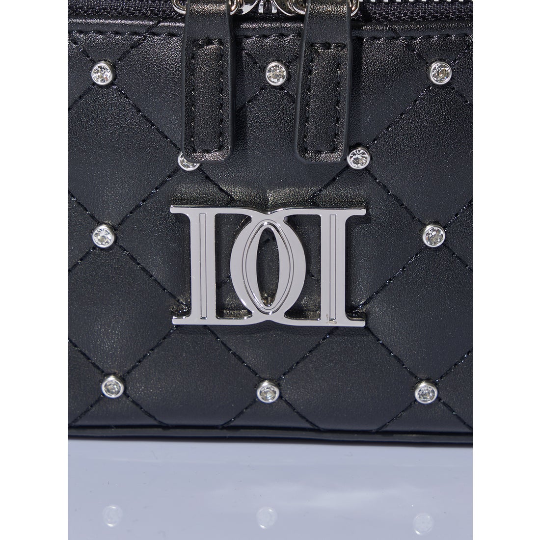 ダーリッチ Darich キルティングビジュースクエアミニバッグ （ミント