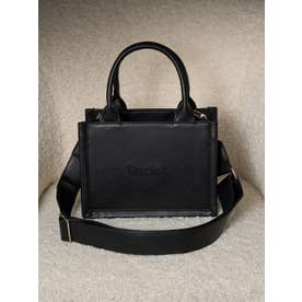 ダーリッチ Darich ロゴショルダーレザーミニトートバッグ （ブラウン