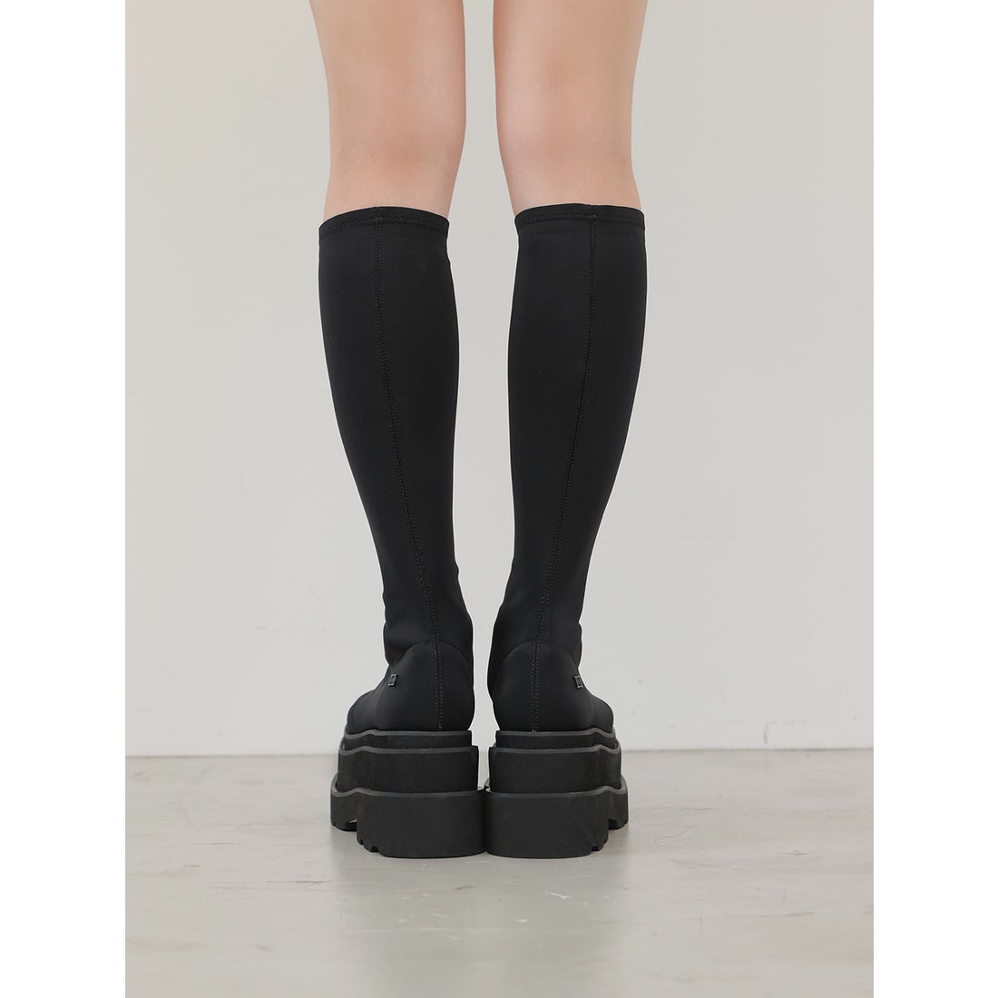 ダーリッチ Darich ウルトラストレッチフラットブーツ （ブラック