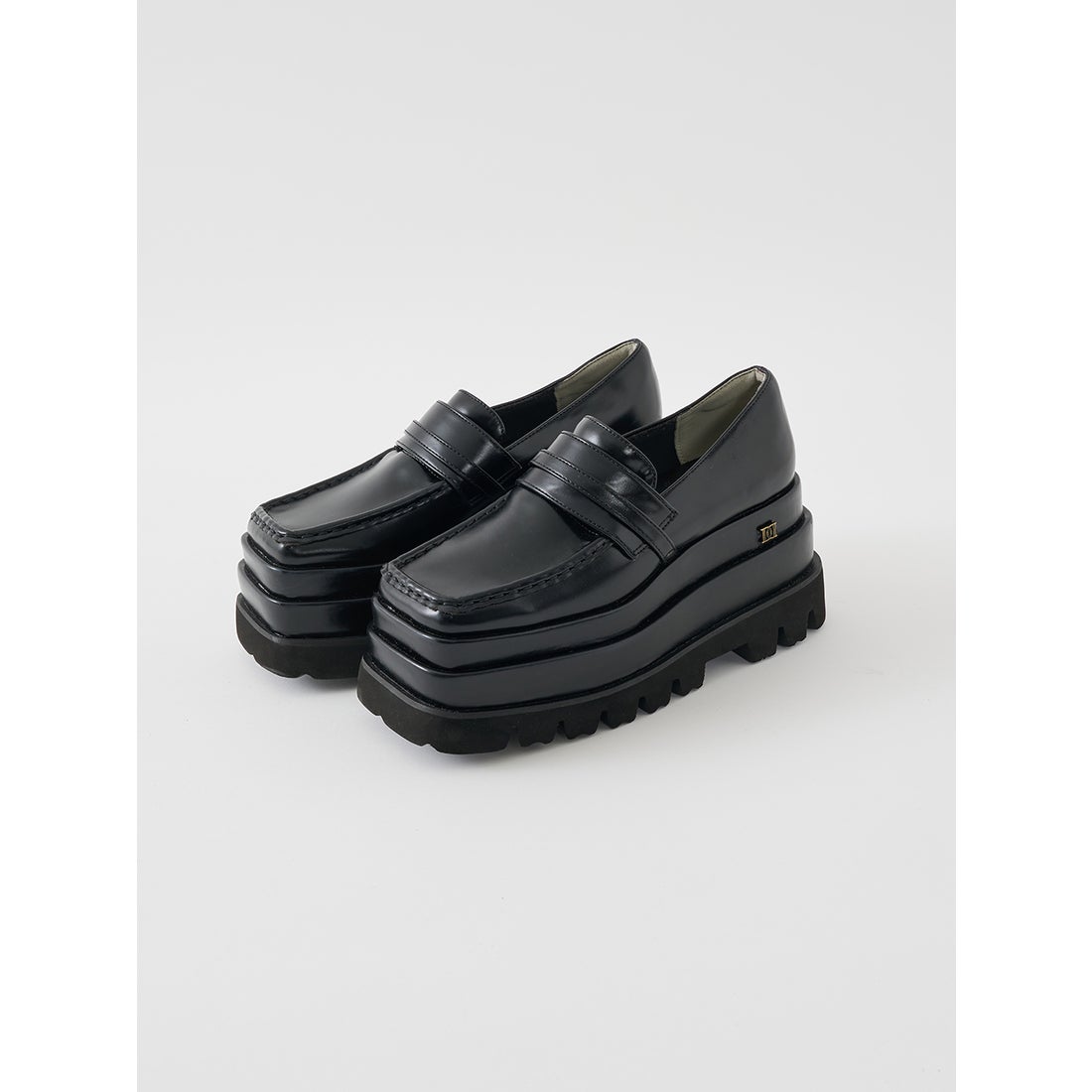 ダーリッチ Darich プラットフォームローファー （ブラウン） -靴