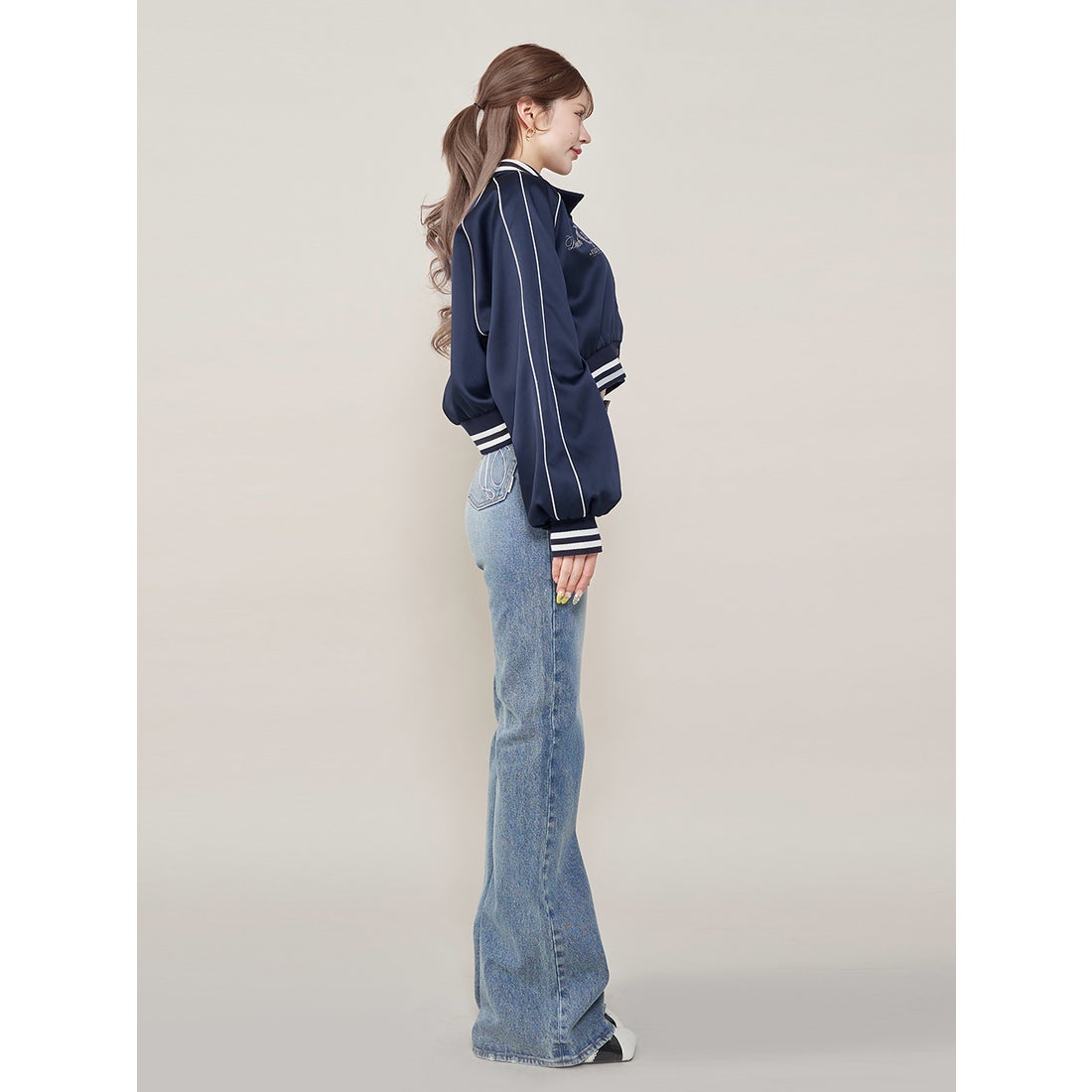 ダーリッチ Darich Darich Clubスカジャン （ネイビー