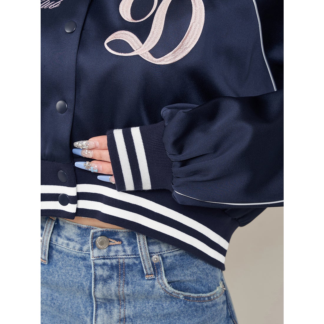 ダーリッチ Darich Darich Clubスカジャン （ネイビー） -ファッション