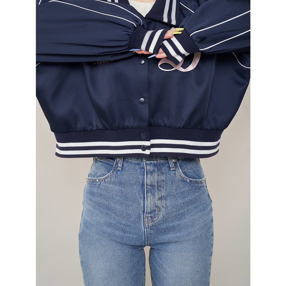 ダーリッチ Darich Darich Clubスカジャン （ネイビー） -ファッション