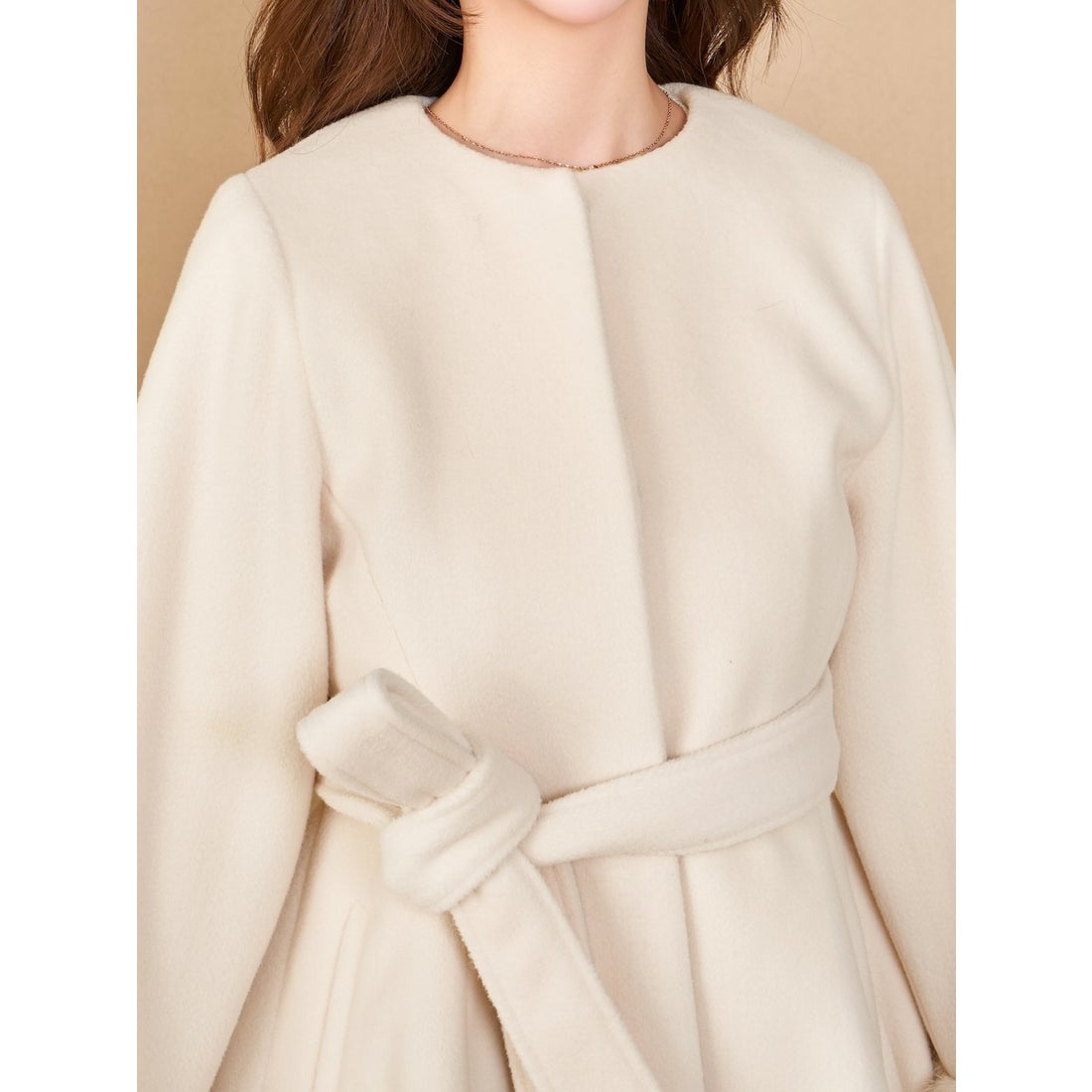 ダーリッチ Darich ウエストベルトメルトンコート （ブラック） -靴