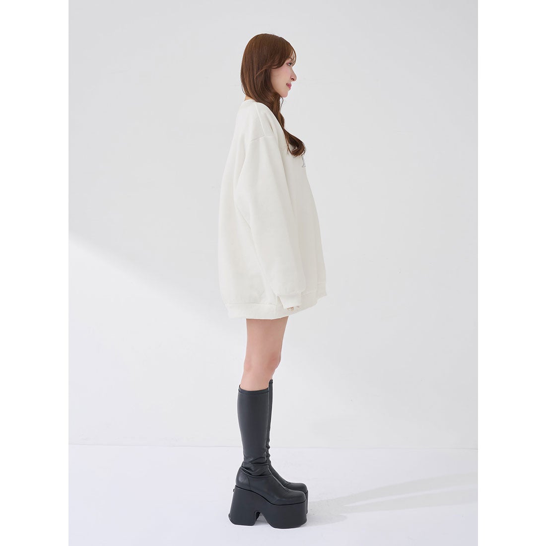 ダーリッチ Darich DDロゴビジュースウェットプルオーバー （ホワイト