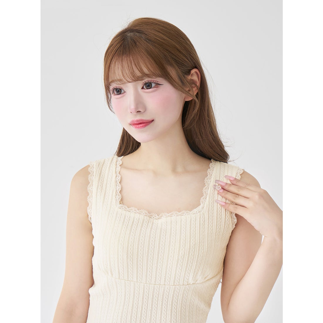 ダーリッチ Darich ケーブルニットソーセットミニワンピース