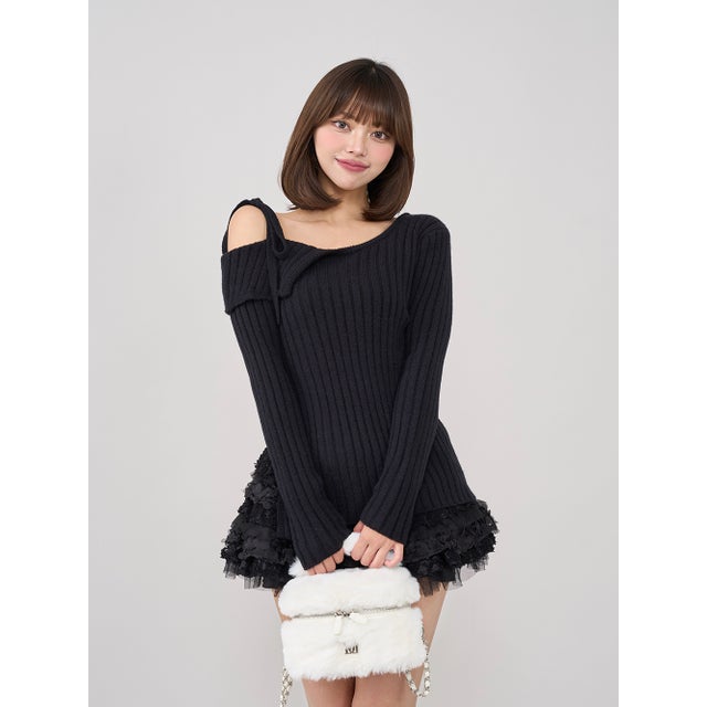 新品タグ付 コルセットレースカットミニワンピース ダーリッチ