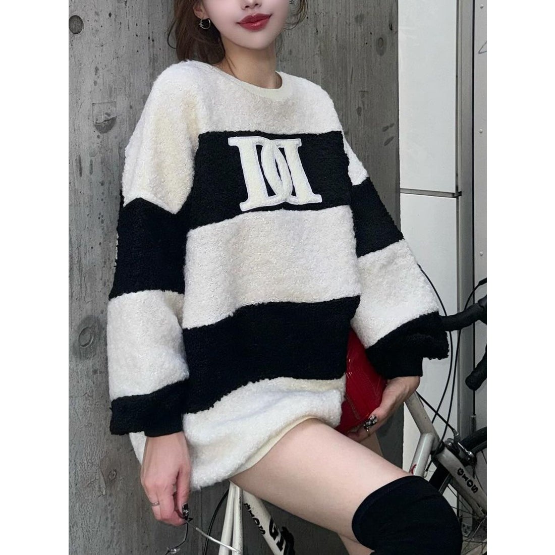 ダーリッチ Darich アップリケブークレトップス （ミックス