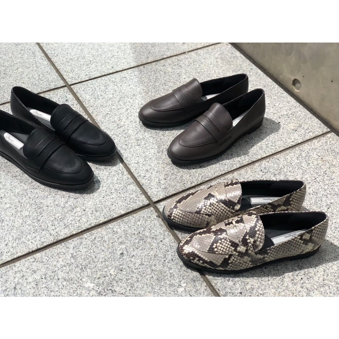 ディアナドット Dhyana. 金子綾×Dhyana. ペニーローファー （BLK） -靴