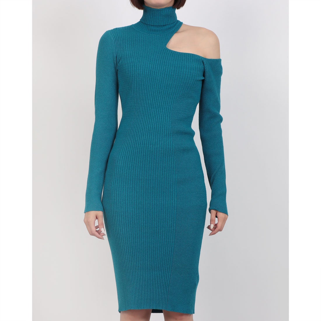 デニーローズ DENNY ROSE カットポイントハイネックタイトニット