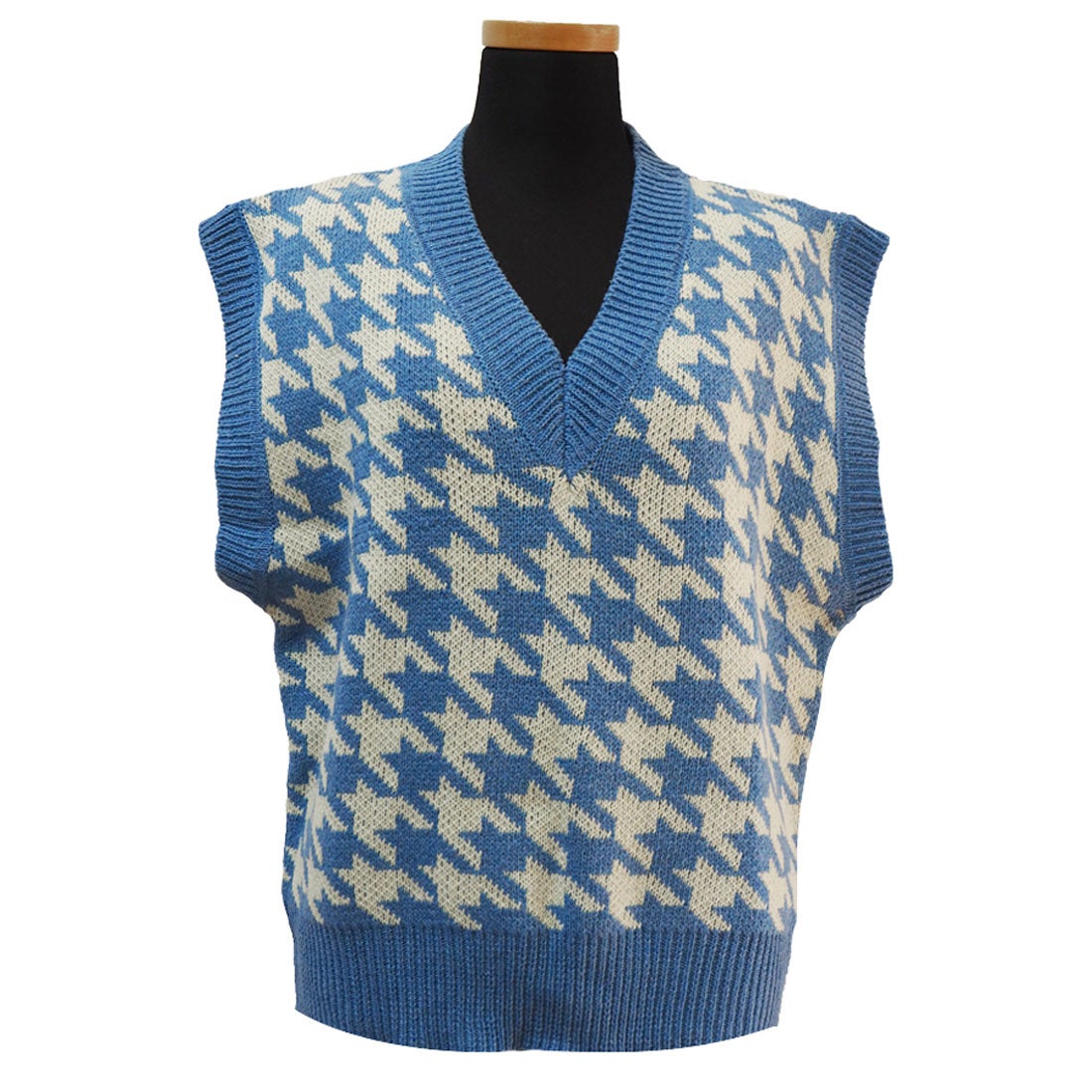 ダイヤモンドハーツ Diamond Hearts 千鳥格子デザインニットベスト