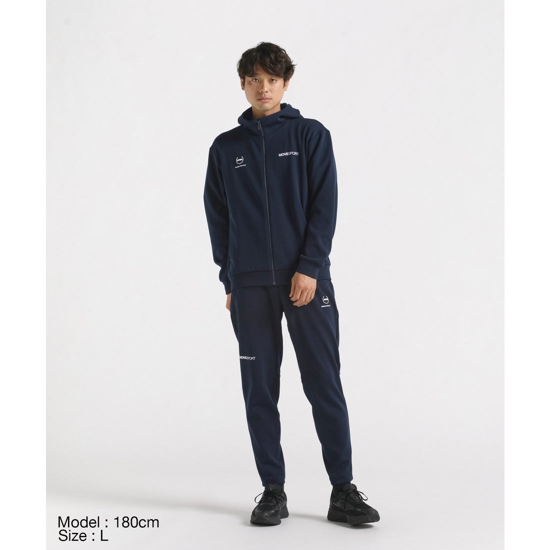 MoveSport S.F.TECH ハーフゲージ フルジップフーディー -デサント