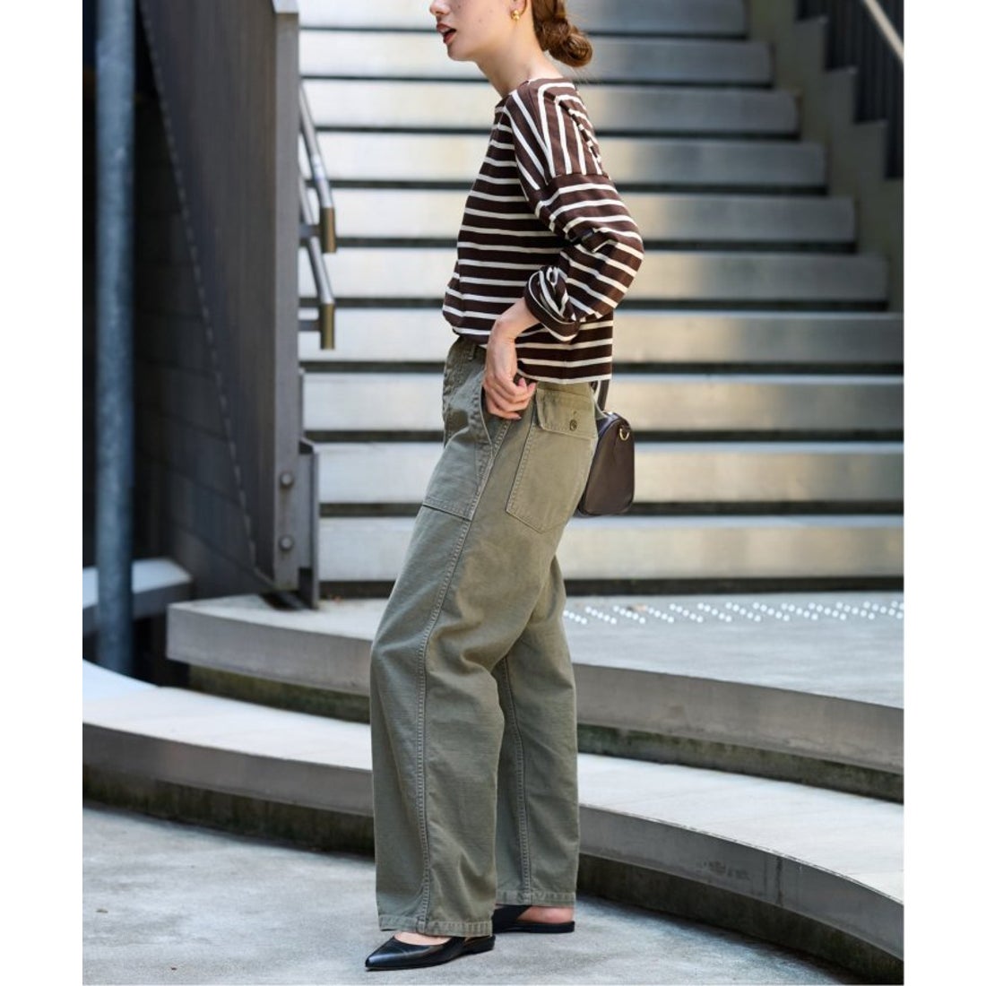 フレームワーク FRAMeWORK ≪≫US ARMY like ベイカーパンツ （ピンク