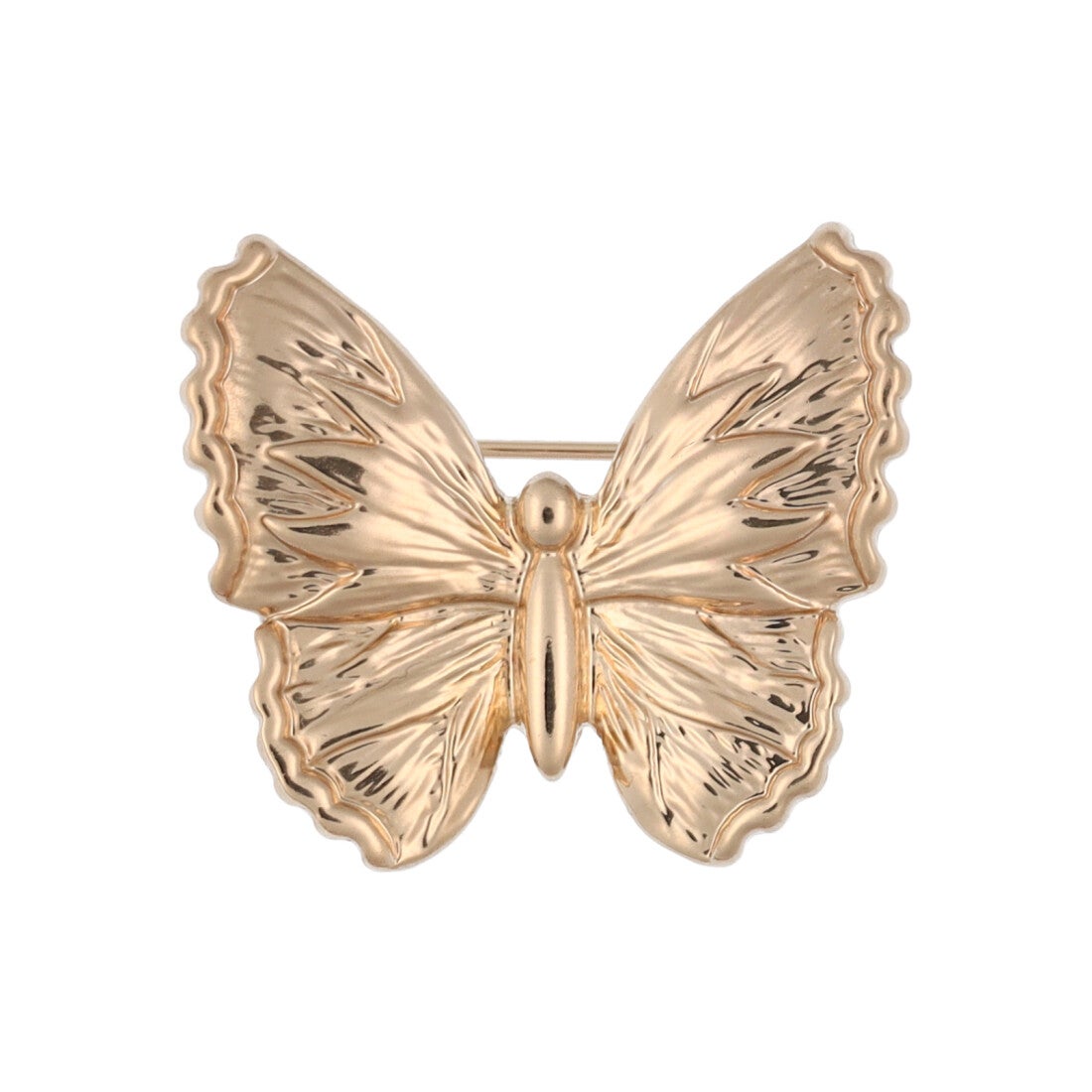 カンカン KANKAN メタル蝶ブローチ （ゴールド） - ファッション通販