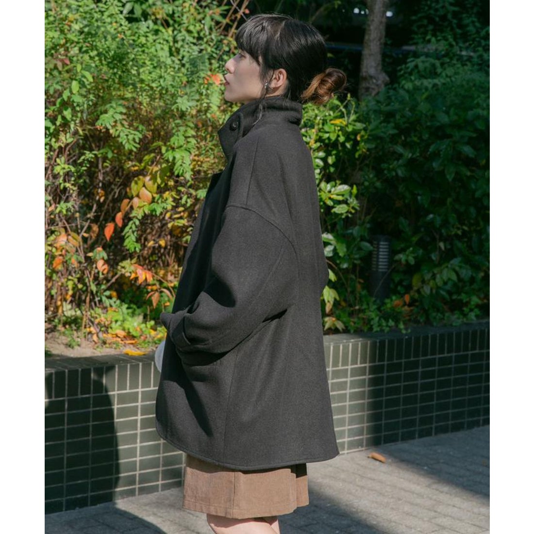 ケービーエフ KBF コクーンミドルコート （NAVY） - ファッション通販