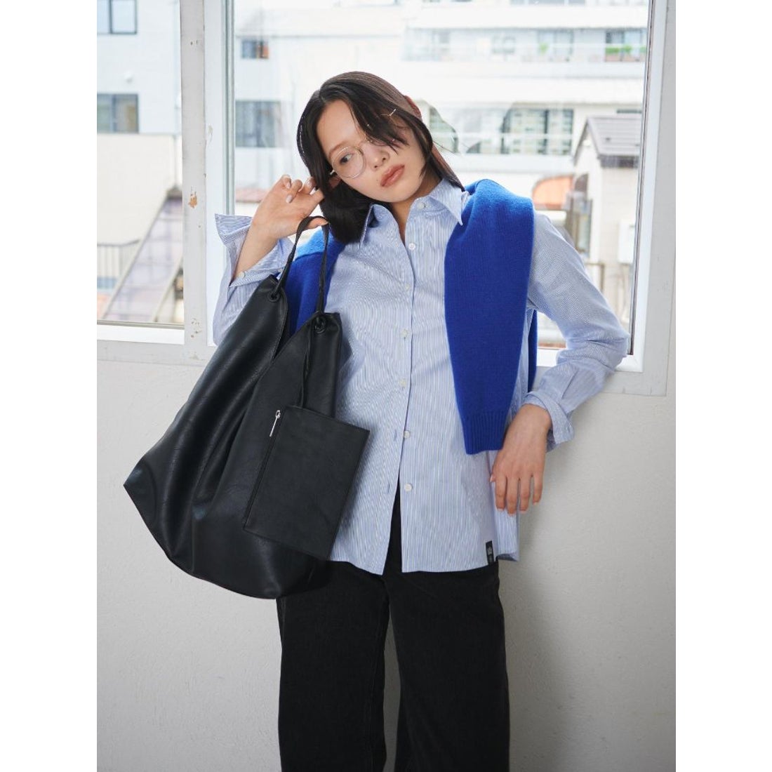 キヴィ kivi ポーチツキトートバッグ （SLV） - ファッション通販