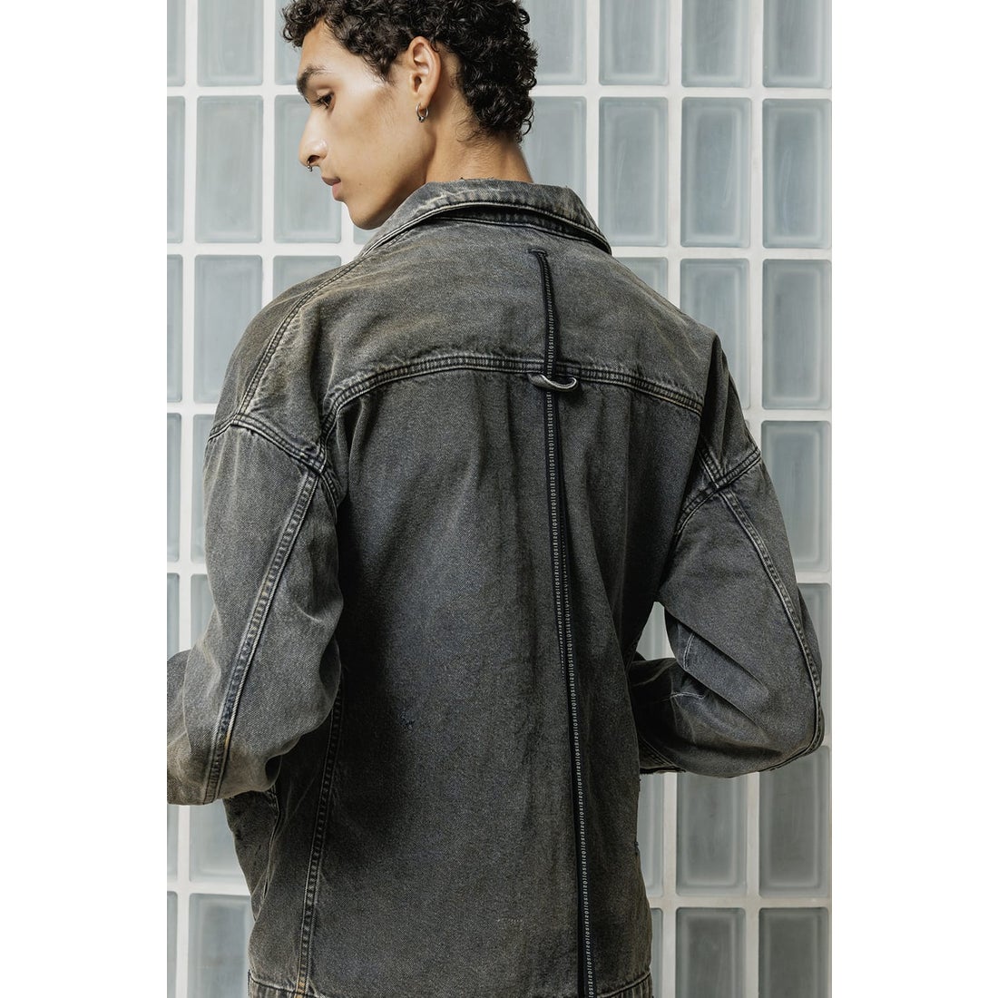 イソウ ISO ANACHRONORM Collaboration Denim Overalls （Black） 通販