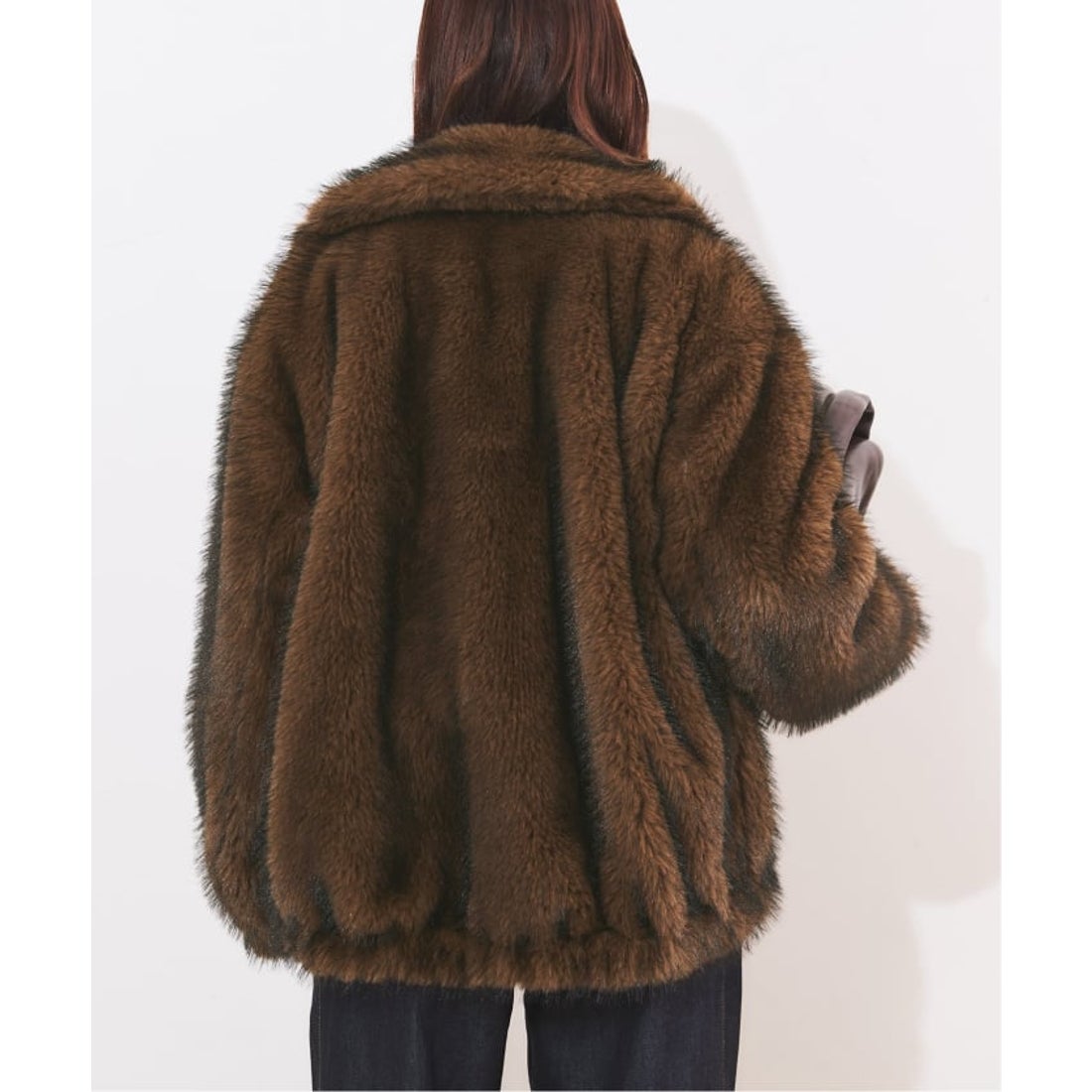 JOURNAL STANDARD ファー付きボアライニングジャケット カーキ M