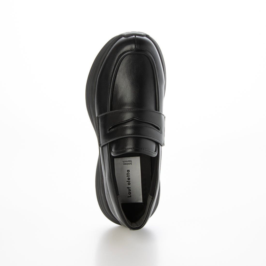 軽量厚底ローファースニーカー(L129) （BLACK） -レディースシューズ